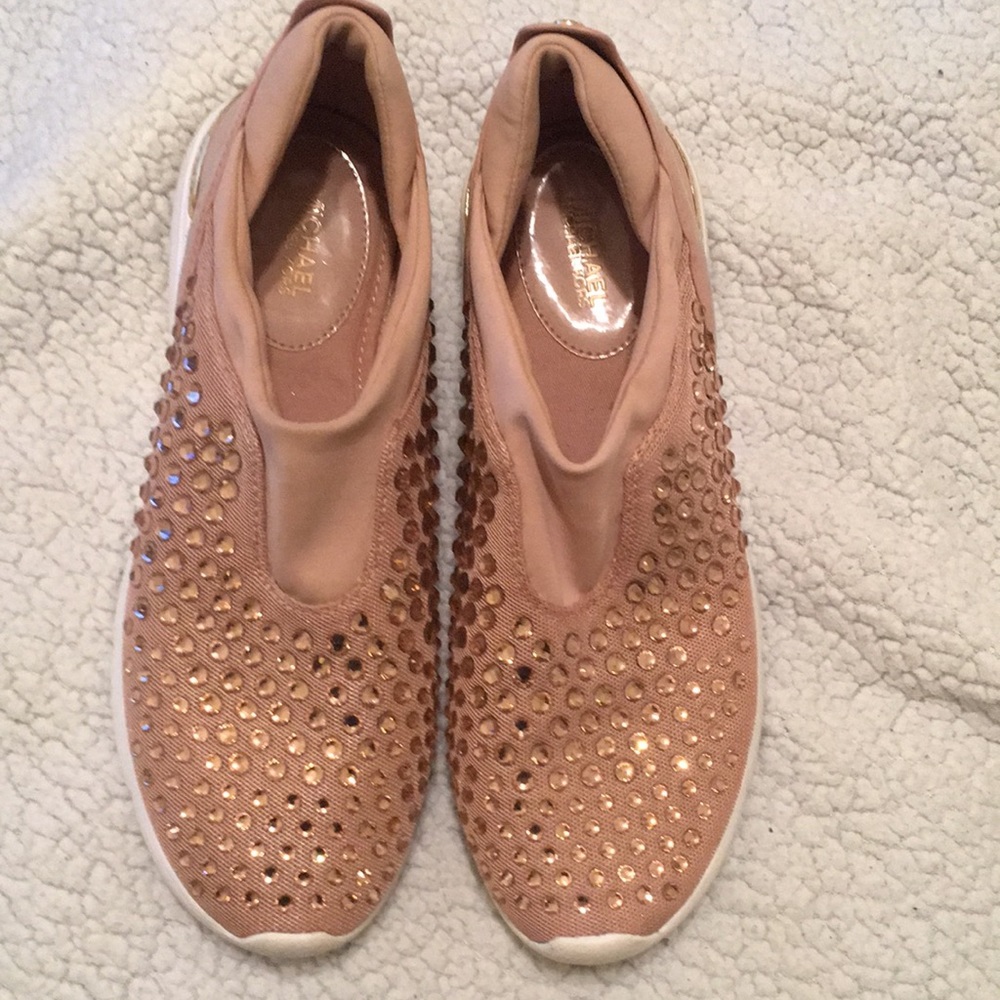 Michael Kors Blush colored Slip on Shoes Size 8